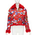 Women's Kenzo Reversible Floral Faux Fur Jacket