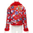 Women's Kenzo Reversible Floral Faux Fur Jacket