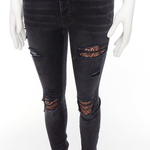 Men's Amiri Distressed Skinny Jeans