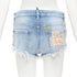 Women's Dsquared2 Distressed Denim Booty Shorts
