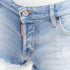 Women's Dsquared2 Distressed Denim Booty Shorts