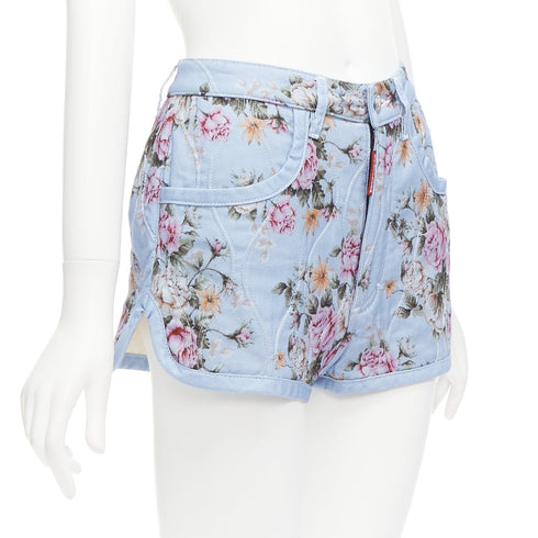 Women's Dsquared2 Floral Quilted Cotton Shorts