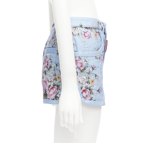 Women's Dsquared2 Floral Quilted Cotton Shorts