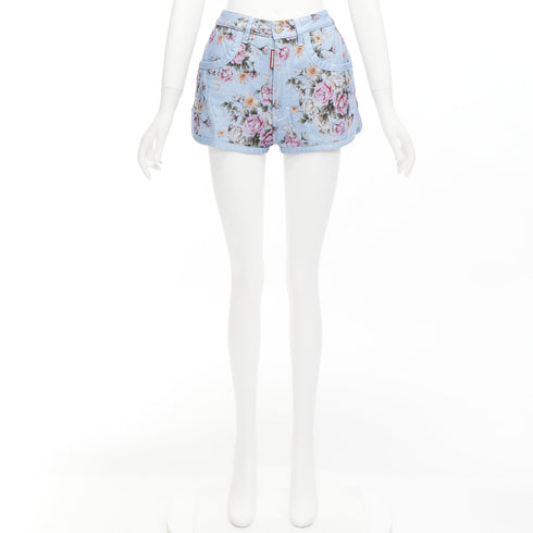 Women's Dsquared2 Floral Quilted Cotton Shorts