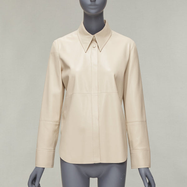 Women's Nanushka Vegan Leather Minimal Shirt