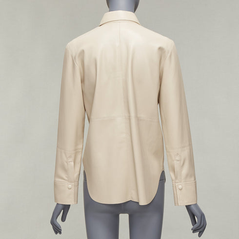 Women's Nanushka Vegan Leather Minimal Shirt