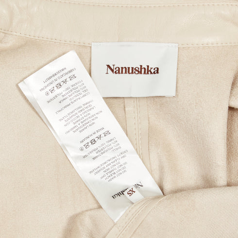 Women's Nanushka Vegan Leather Minimal Shirt