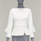 Women's Roland Mouret 2018 Crepe Peplum Top