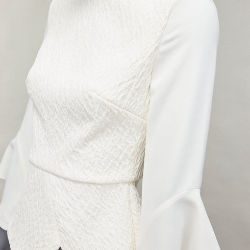Women's Roland Mouret 2018 Crepe Peplum Top