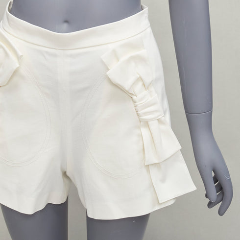 Women's Red Valentino Ribbon Bow Wide Shorts
