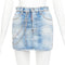 Women's Dsquared2 Denim Crystal Chain Mini Skirt