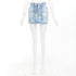 Women's Dsquared2 Denim Crystal Chain Mini Skirt
