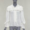 Women's Etro Plisse Ruffle Collar Blouse