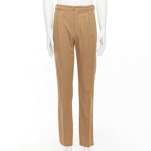 Men's Bottega Veneta Wool Pleated Front Pants