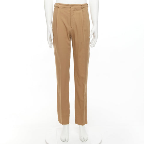 Men's Bottega Veneta Wool Pleated Front Pants