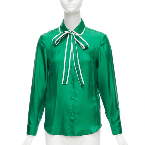 Women's Red Valentino 2022 Silk Peter Pan Blouse