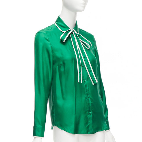Women's Red Valentino 2022 Silk Peter Pan Blouse