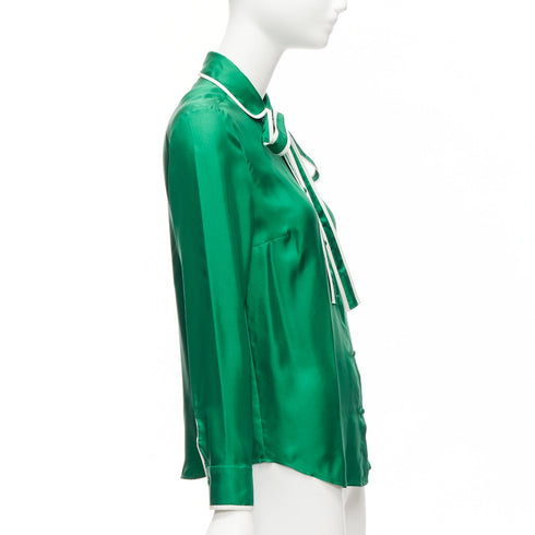 Women's Red Valentino 2022 Silk Peter Pan Blouse