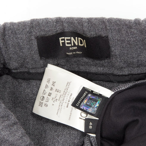 Men's Fendi Virgin Wool Casual Dress Trousers
