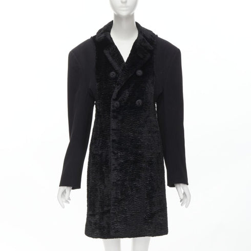Women's Comme Des Garcons Faux Fur Oversized Coat