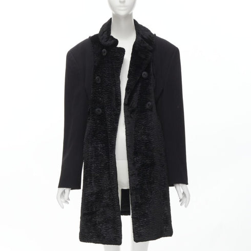 Women's Comme Des Garcons Faux Fur Oversized Coat