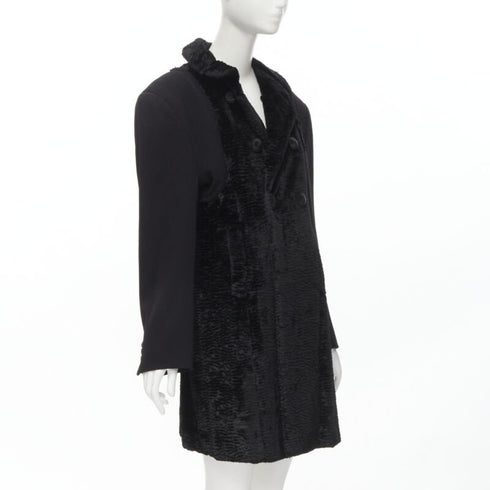 Women's Comme Des Garcons Faux Fur Oversized Coat