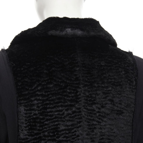 Women's Comme Des Garcons Faux Fur Oversized Coat