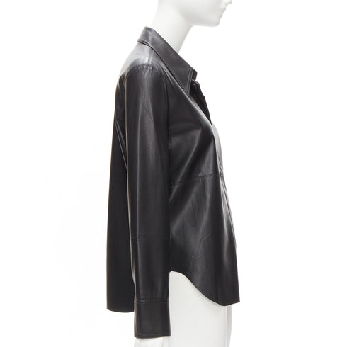 Women's Nanushka Vegan Leather Long Sleeve Shirt
