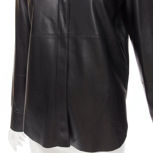 Women's Nanushka Vegan Leather Long Sleeve Shirt