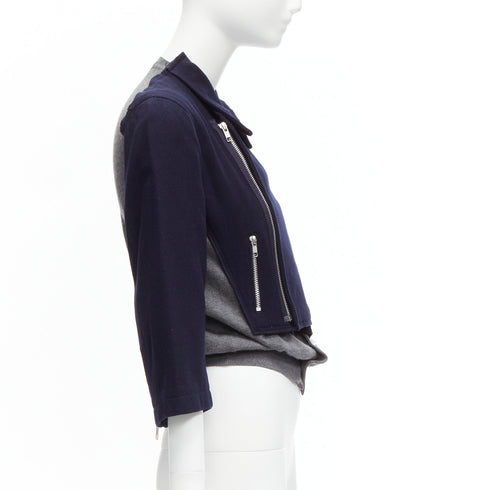 Women's Comme Des Garcons Wool Cropped Cardigan