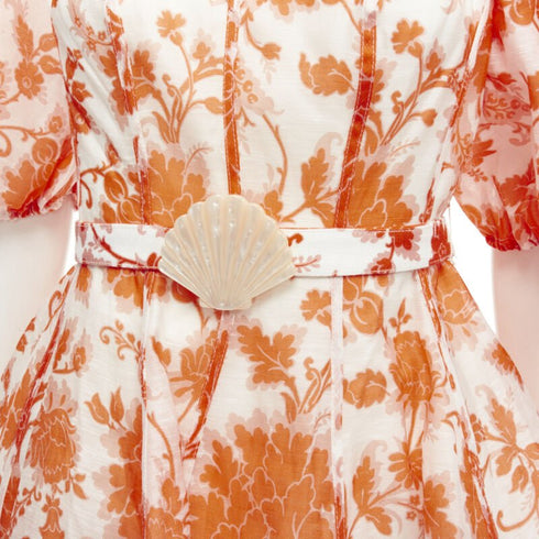 Women's Zimmermann 2022 Runway Postcard Linen Dress