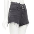 Women's Alexander Wang Denim Buckle Frayed Shorts