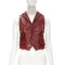 Women's Dsquared2 Distressed Leather Crop Vest