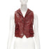 Women's Dsquared2 Distressed Leather Crop Vest