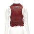 Women's Dsquared2 Distressed Leather Crop Vest