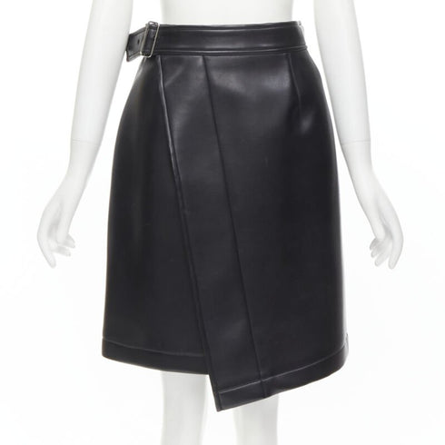 Women's Comme Des Garcons Faux Leather Wrap Skirt