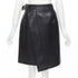 Women's Comme Des Garcons Faux Leather Wrap Skirt