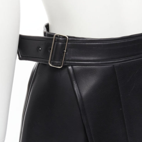 Women's Comme Des Garcons Faux Leather Wrap Skirt
