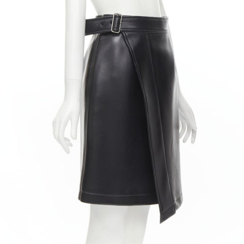 Women's Comme Des Garcons Faux Leather Wrap Skirt