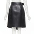 Women's Comme Des Garcons Faux Leather Wrap Skirt