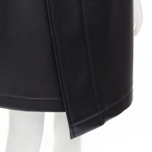 Women's Comme Des Garcons Faux Leather Wrap Skirt