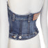Women's Dsquared2 Denim Boned Corset Bustier Top