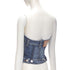 Women's Dsquared2 Denim Boned Corset Bustier Top