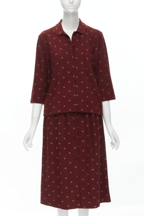 Women's Comme Des Garcons Polka Babydoll Skirt Set