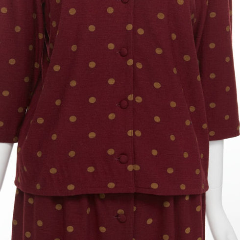 Women's Comme Des Garcons Polka Babydoll Skirt Set