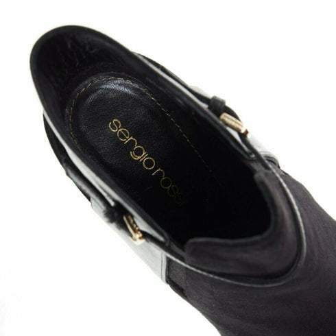 Women's Sergio Rossi Suede Leather Ankle Booties