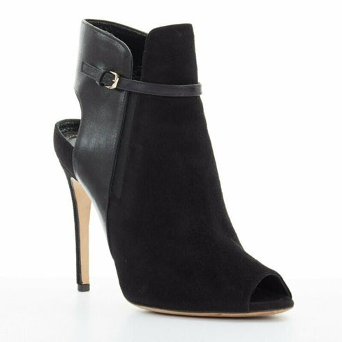 Women's Sergio Rossi Suede Leather Ankle Booties