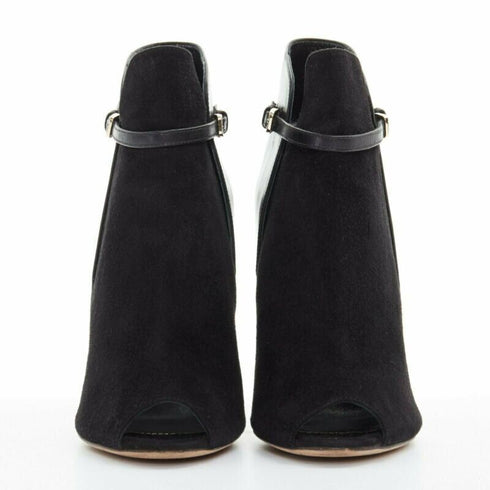 Women's Sergio Rossi Suede Leather Ankle Booties