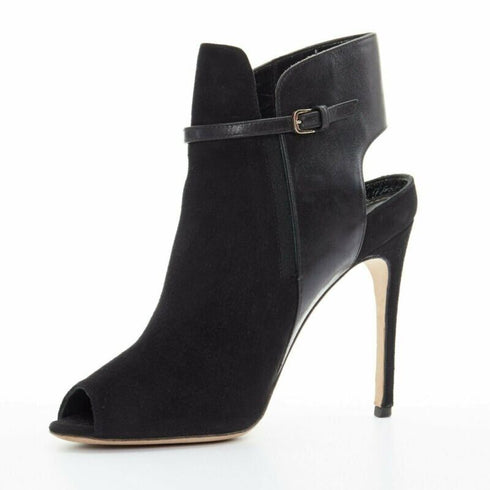Women's Sergio Rossi Suede Leather Ankle Booties