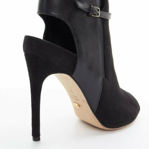 Women's Sergio Rossi Suede Leather Ankle Booties